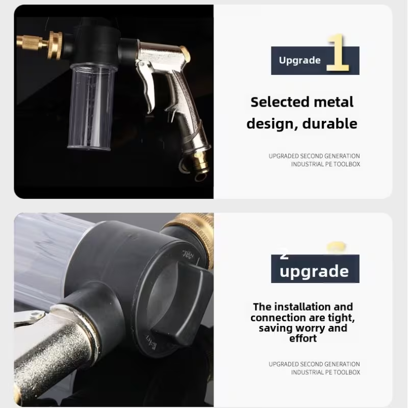 Upgraded metal design and tight connection features